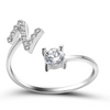 JewelCastle™ Adjustable Initial Ring